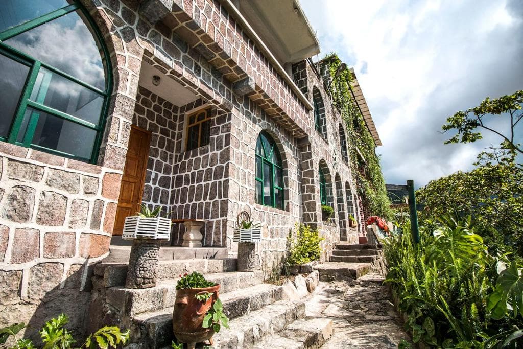 Hotel Uxlabil at Lake Atitlan, Guatemala.