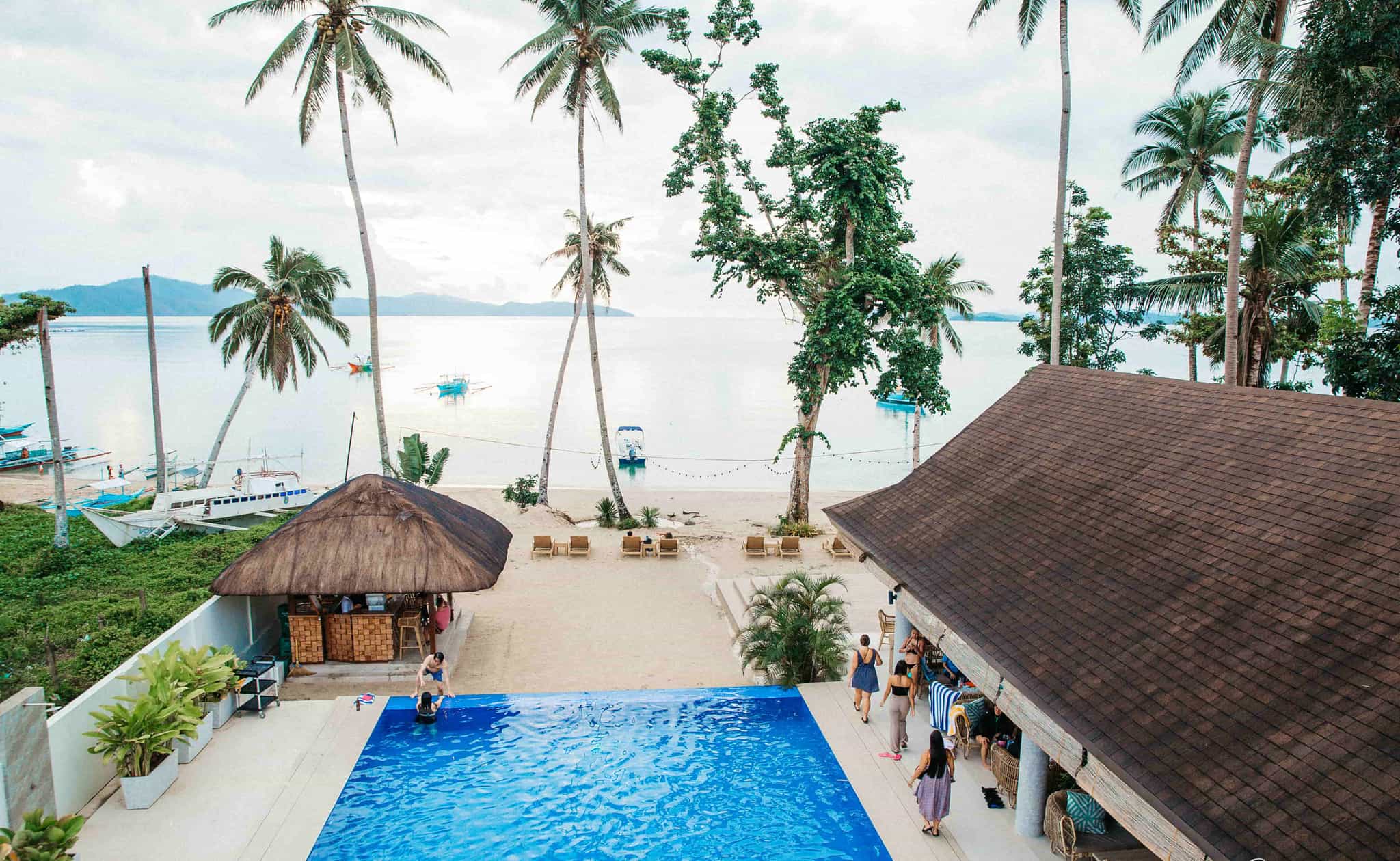 Holiday Suites, Port Barton, Palawan, Philippines_Pool & Beach