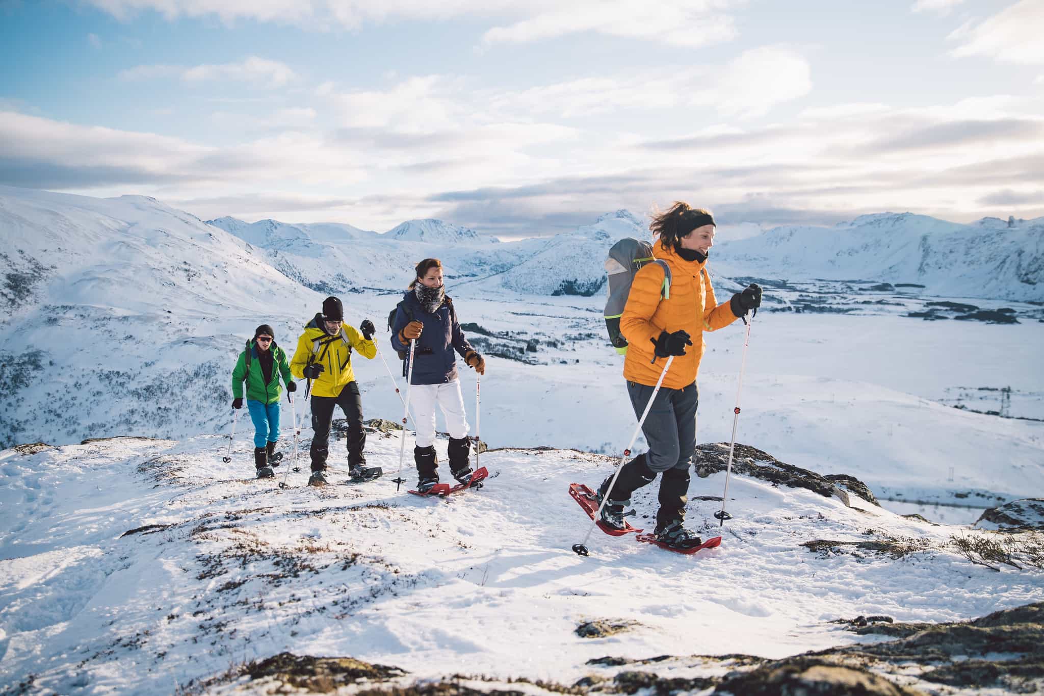 Snowshoeing, Lofoten, Norway. Photo: Host/ Northern Explorer