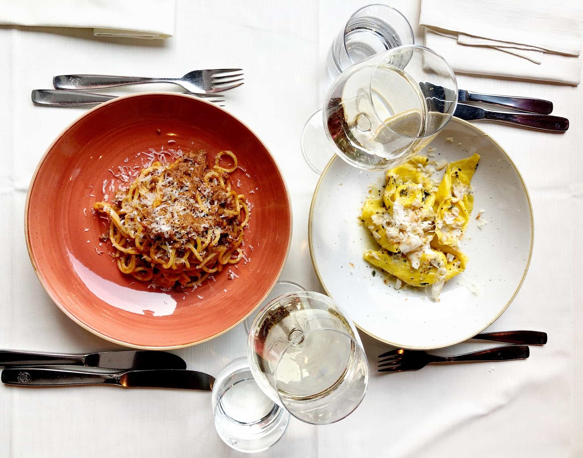 Food in the Prosecco Hils.