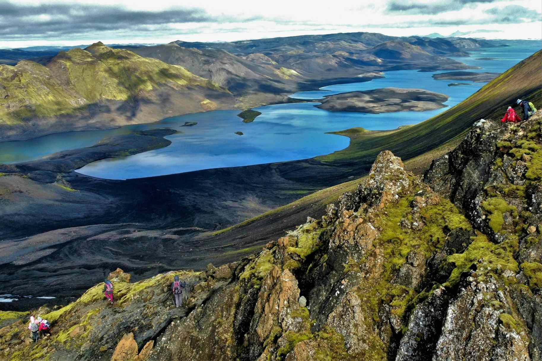 Laugavegur Trail Trekkers, Iceland. Photo: Host - 66 Nord/Altai