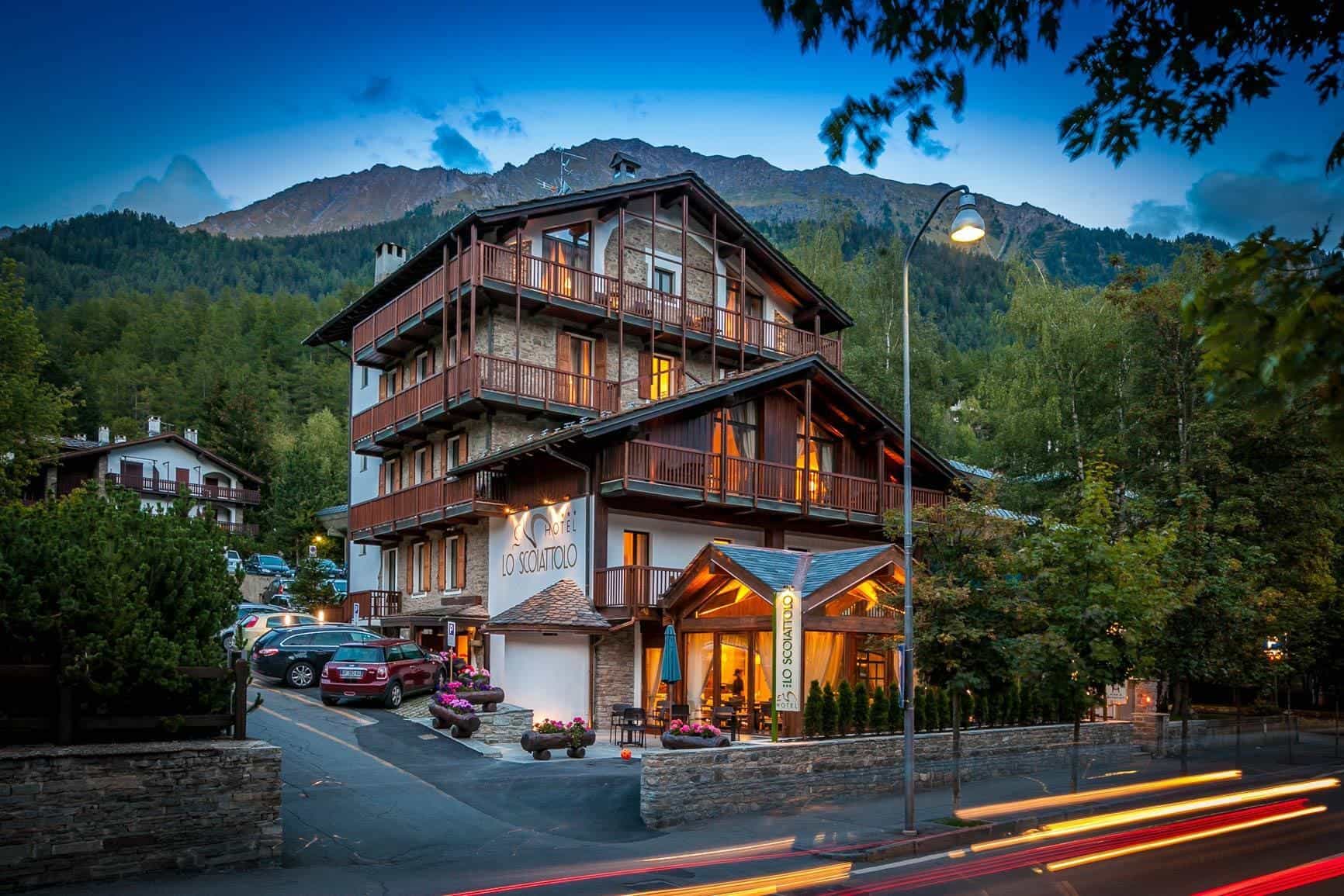 Hotel Lo Scoiattolo, Courmayeur, Italy.