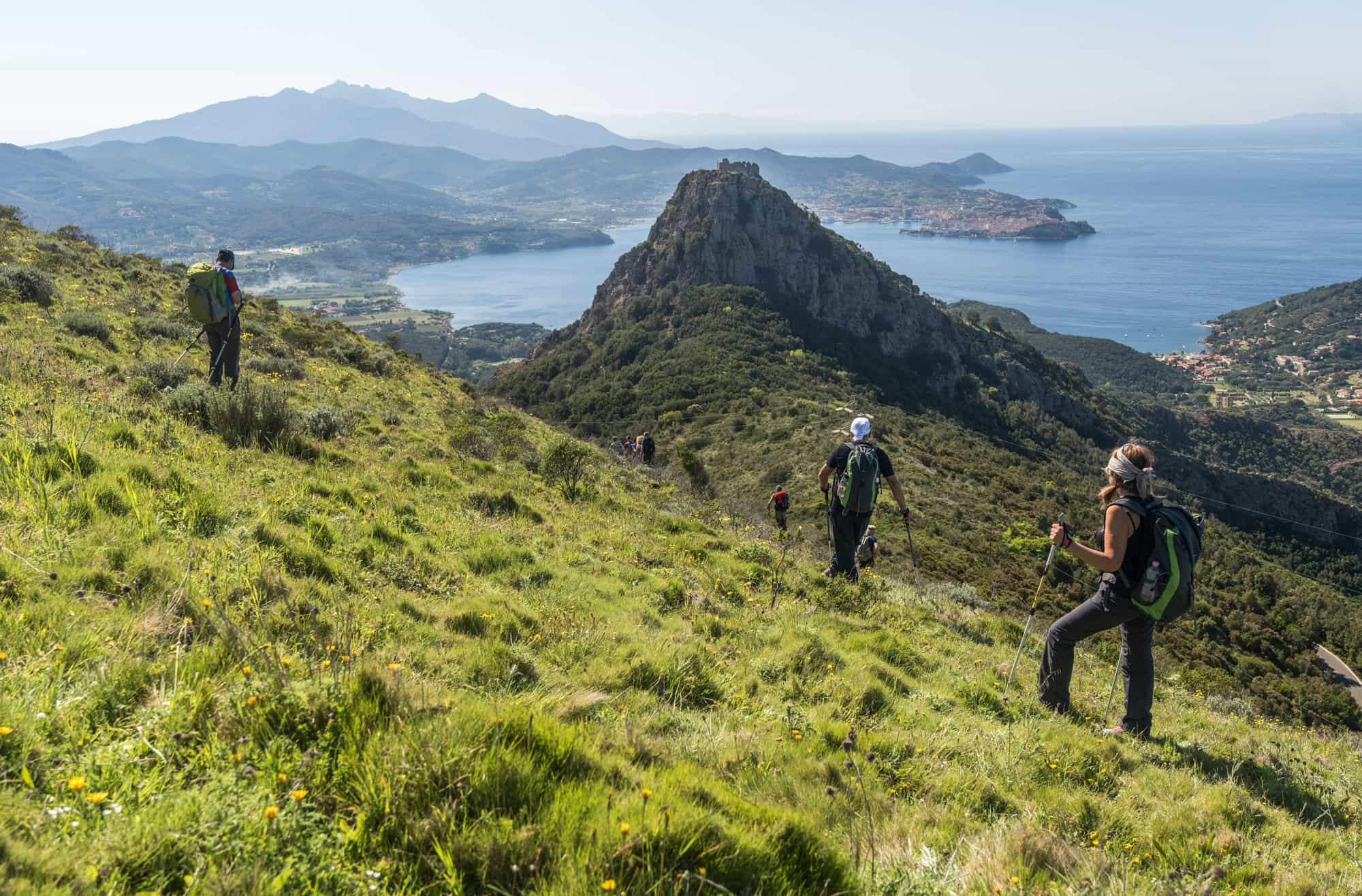 Stage 1 of the Elba traverse in Italy's Tuscan Archipelago.