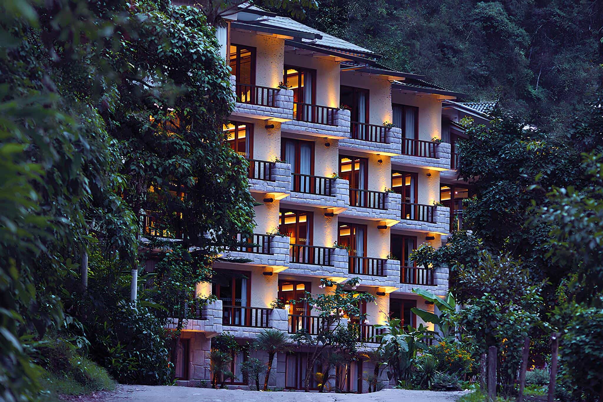 Sumaq hotel in the jungle setting of Aguas Calientes