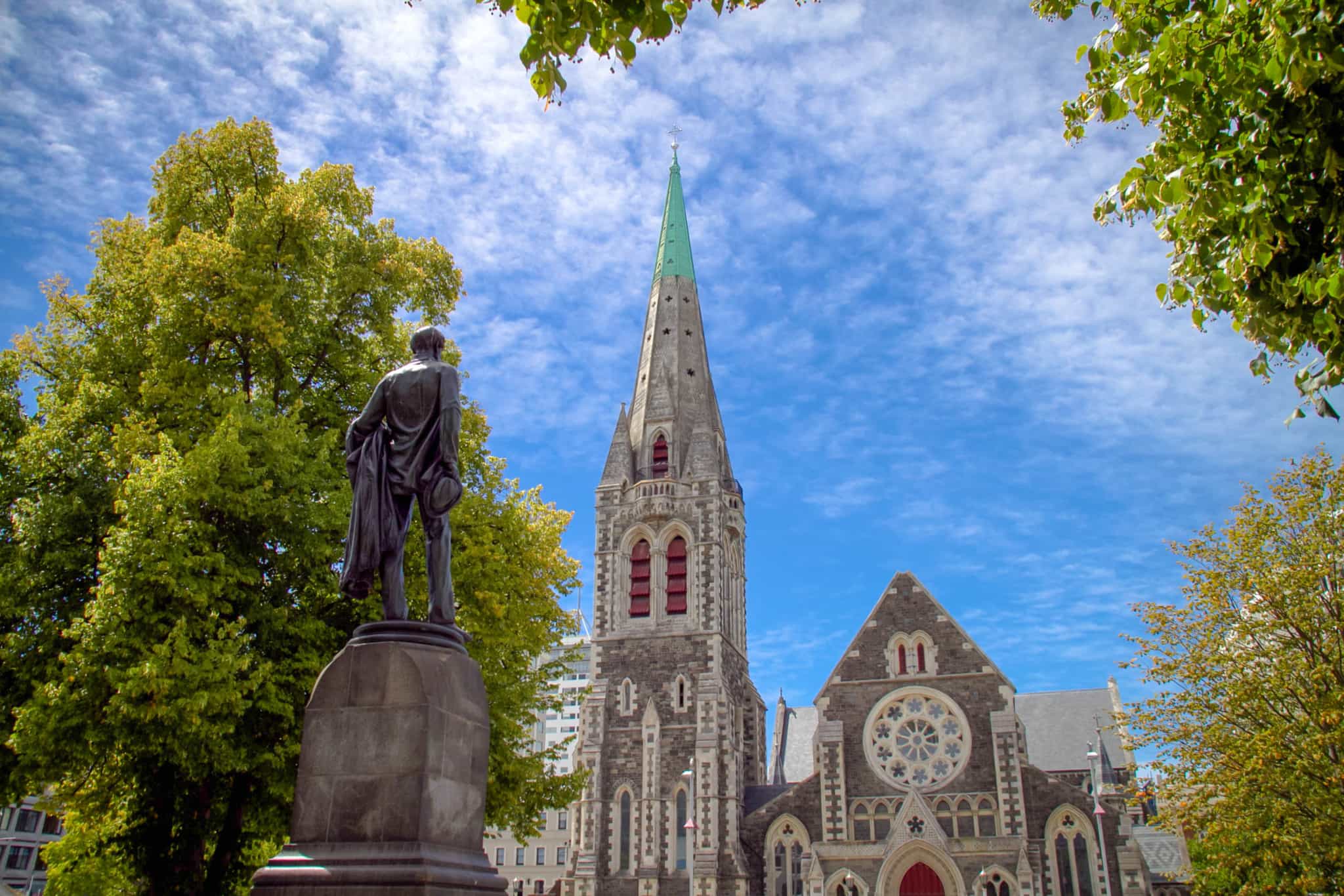 Anglican cathedral in Christchurch, Canterbury, New Zealand