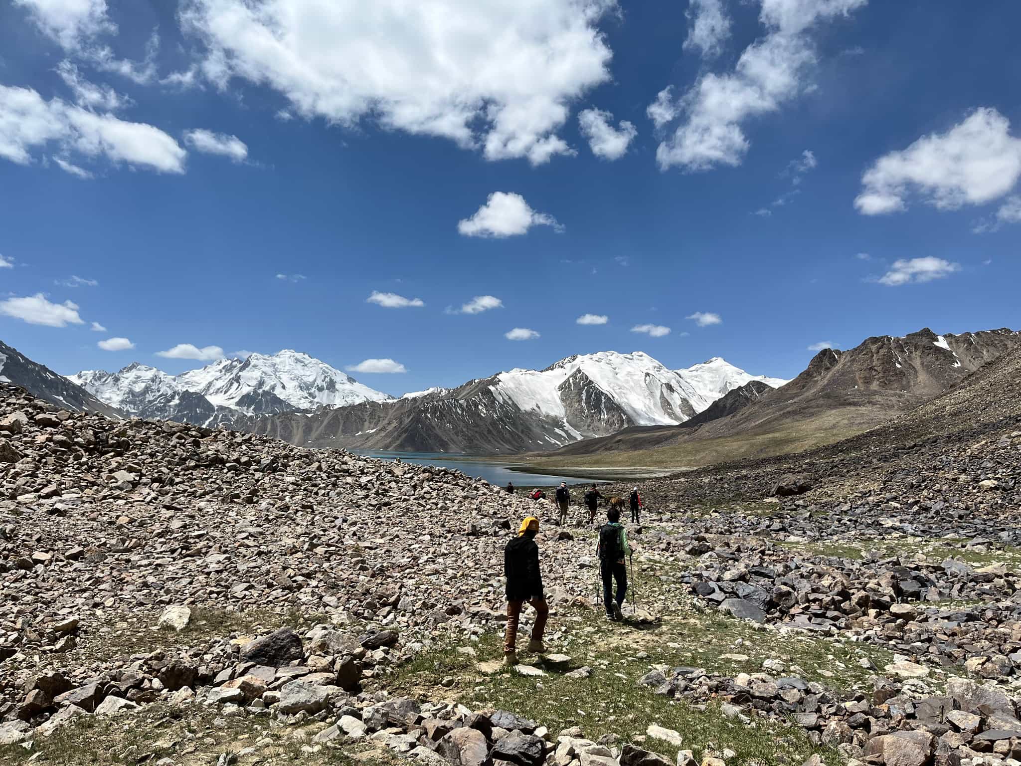 Trek to Zaroshkul Lake, Tajikistan. Photo: Host/Orom Travel