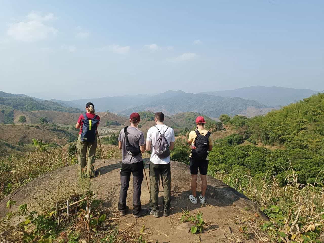 Trekking in Chiang Rai.