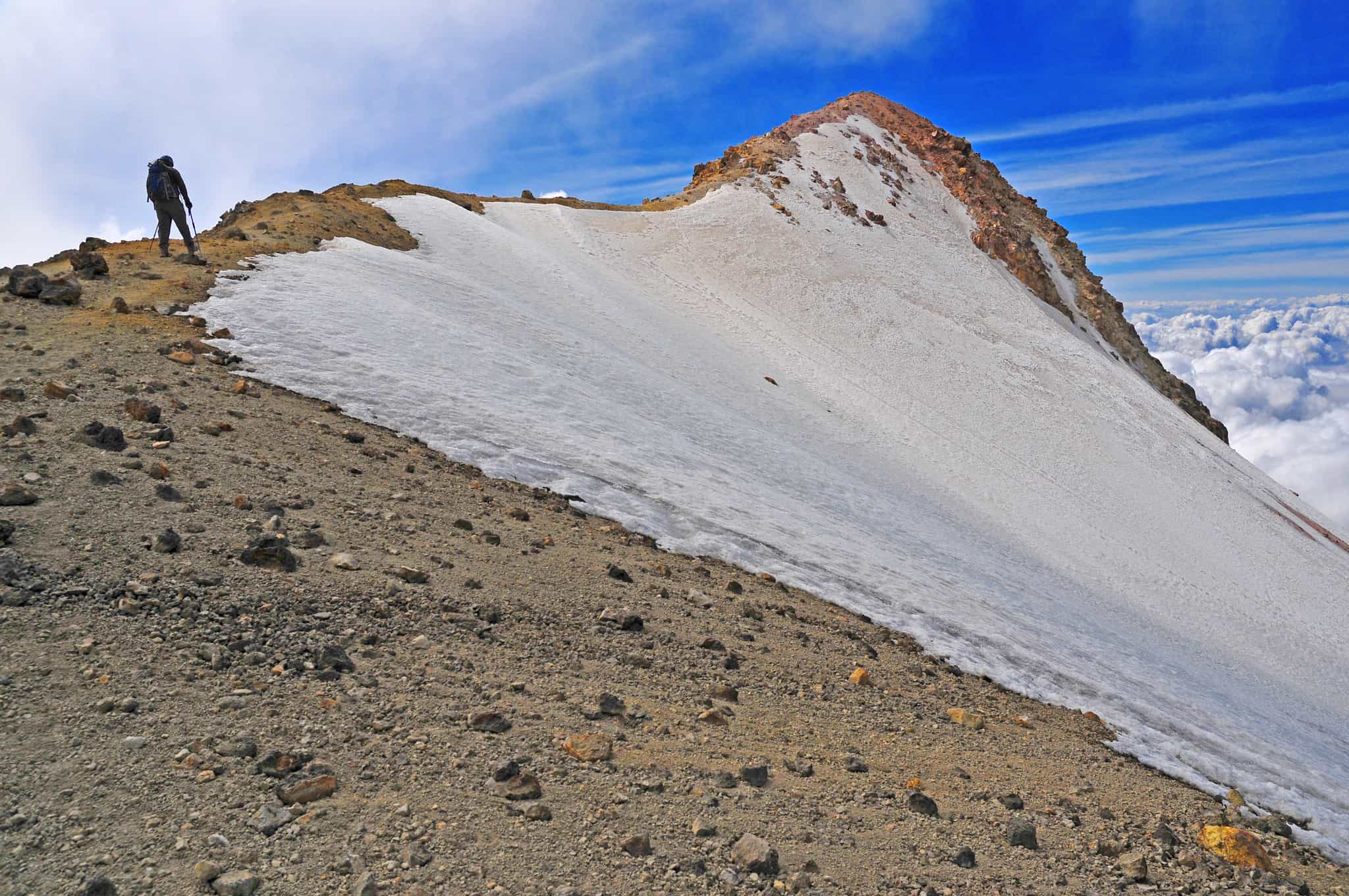 Iztaccihuatl Summit Ridge, Volcano, Mexico, Getty