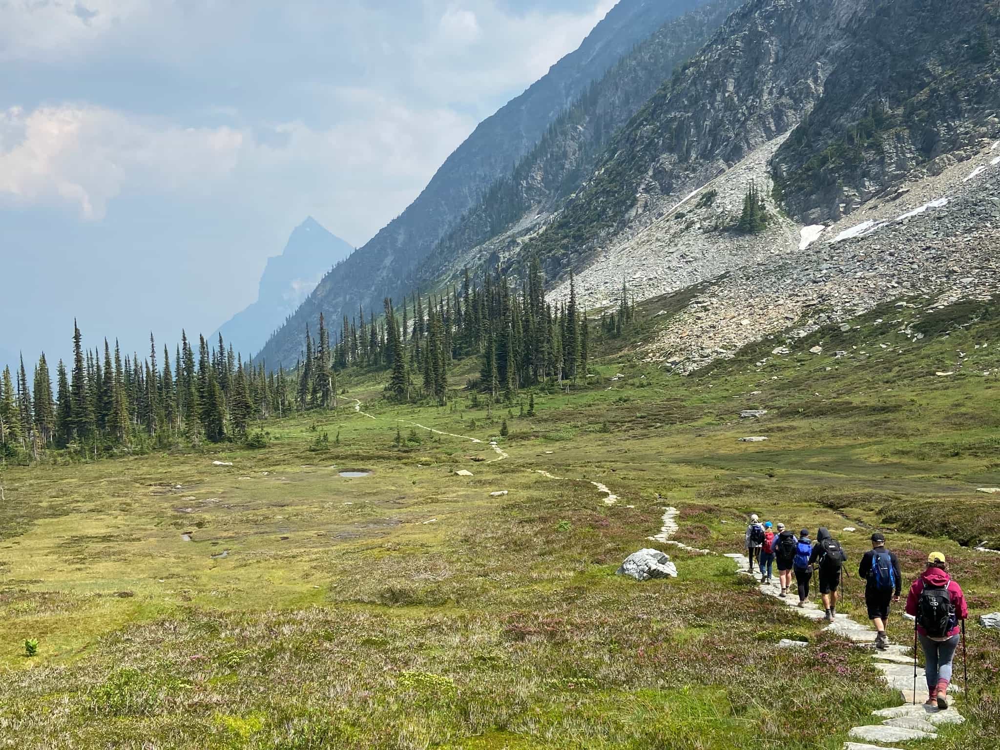 Balu Pass trail, Glacier NP, Rockies, Canada, Windigo