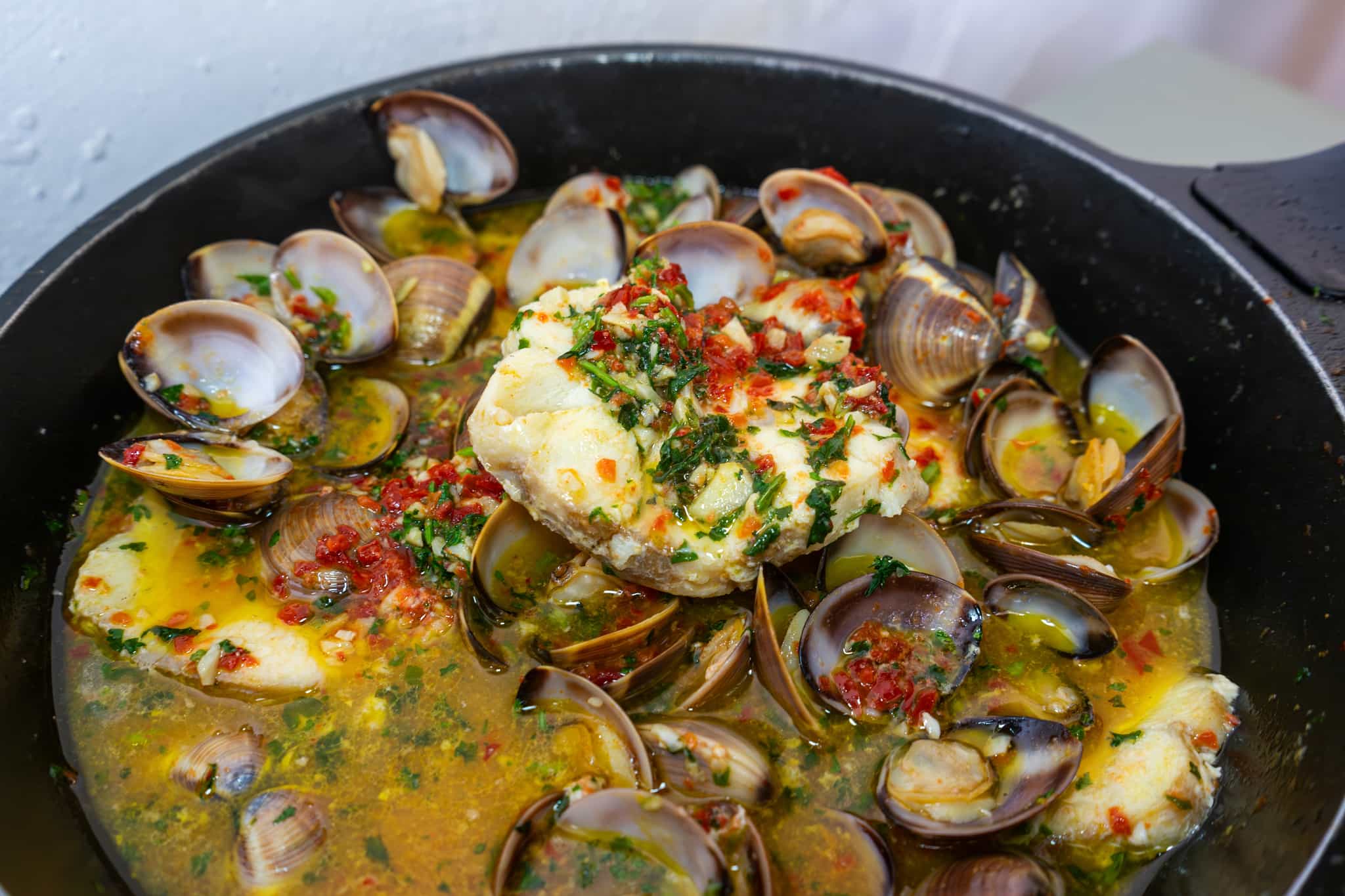 Portuguese fish stew