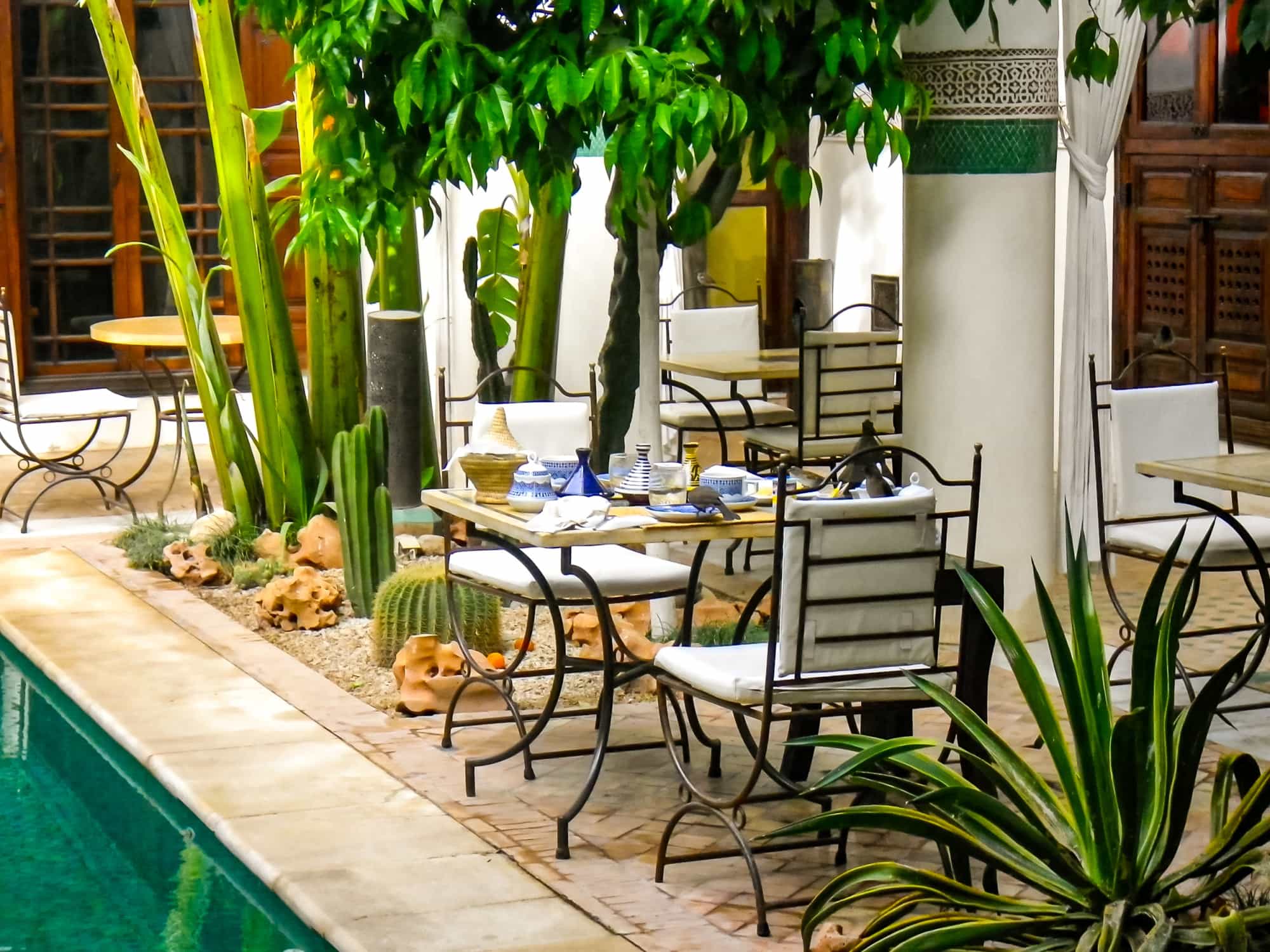 Typical riad, Morocco