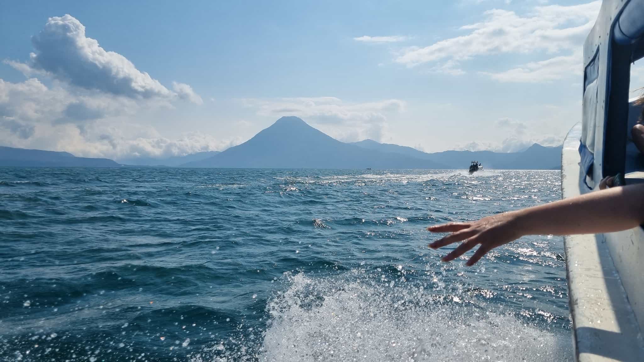 Boat trip on Lake Atitlan in Guatemala