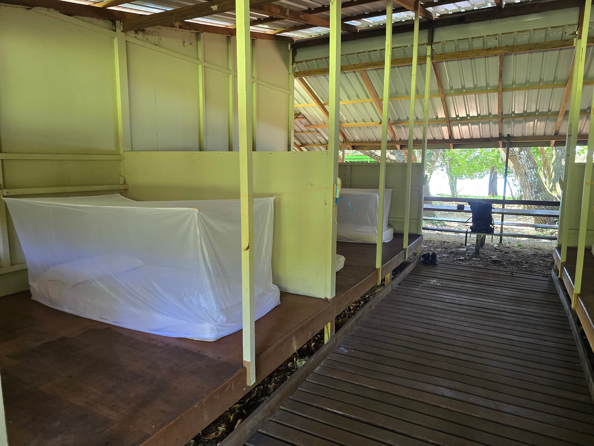 Tanjung Datu forest huts, Borneo.
