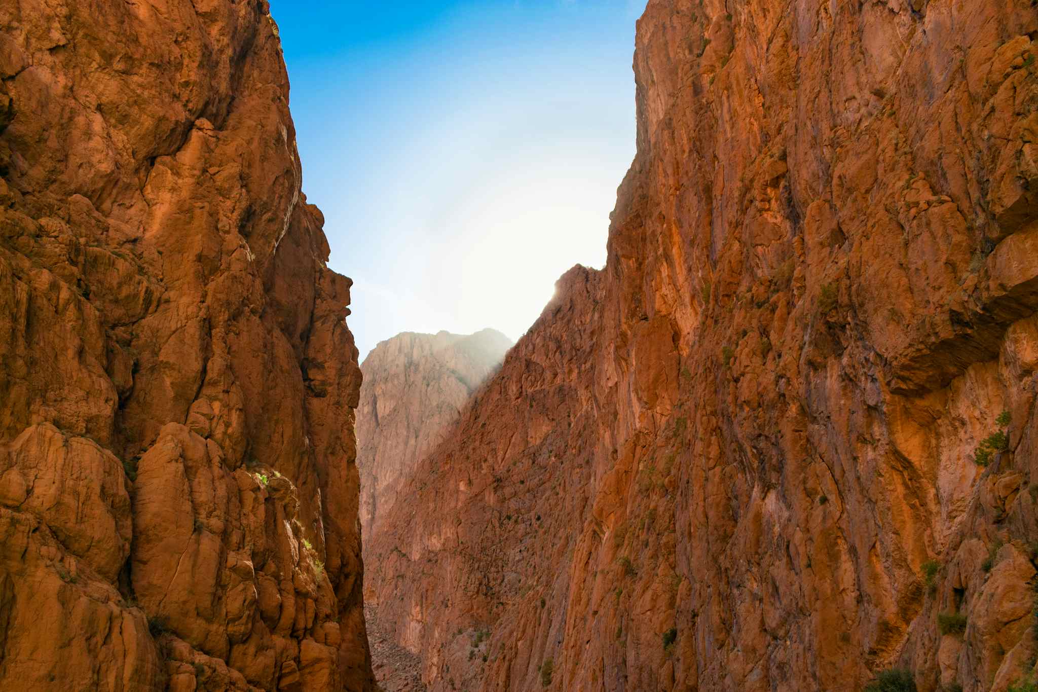 The Todra Gorge in the Atlas Mountains, Morocco 