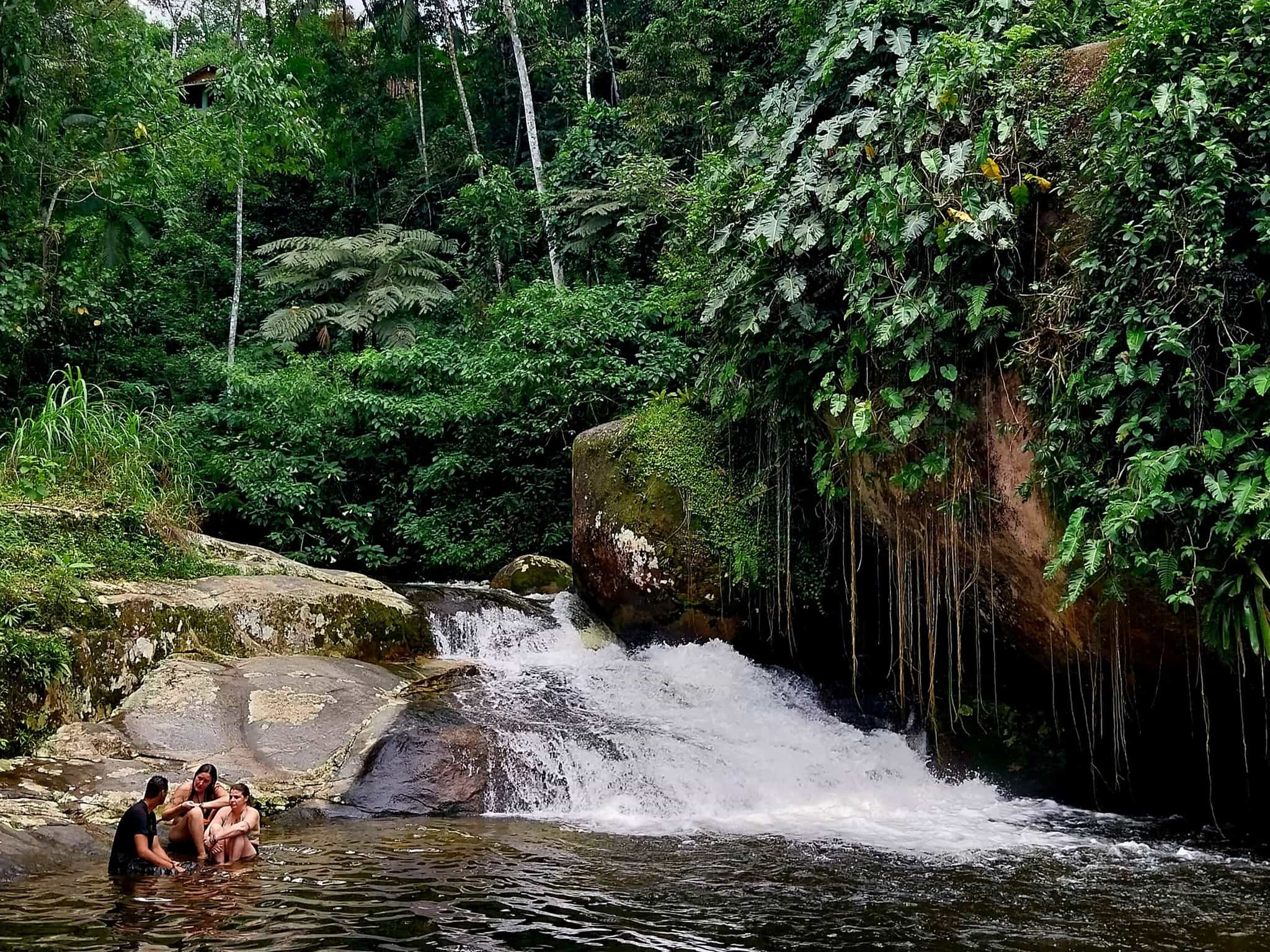 Jungle and waterfalls along the Gold Trail Paraty