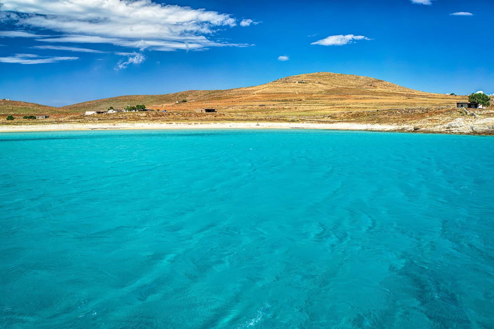 Rinia Island, Greece. Photo: Shutterstock: 2438398547