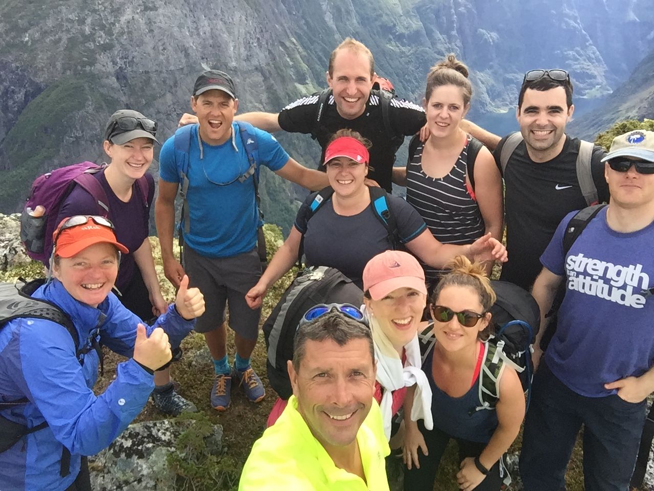 A group on Much Better Adventures' Hike, Kayak and Wild Camp the Norwegian Fjords, Norway