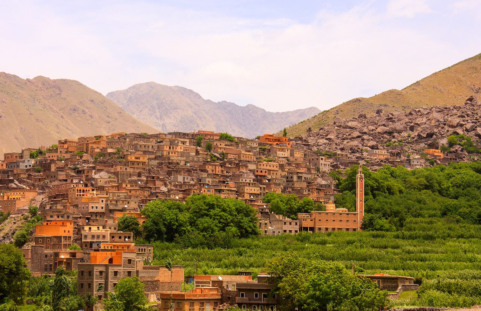 Imlil, a town in Morocco's Atlas Mountains.