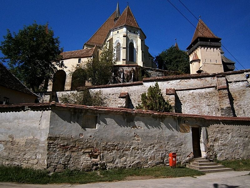 A fortified church in Transylvania's Tableland
