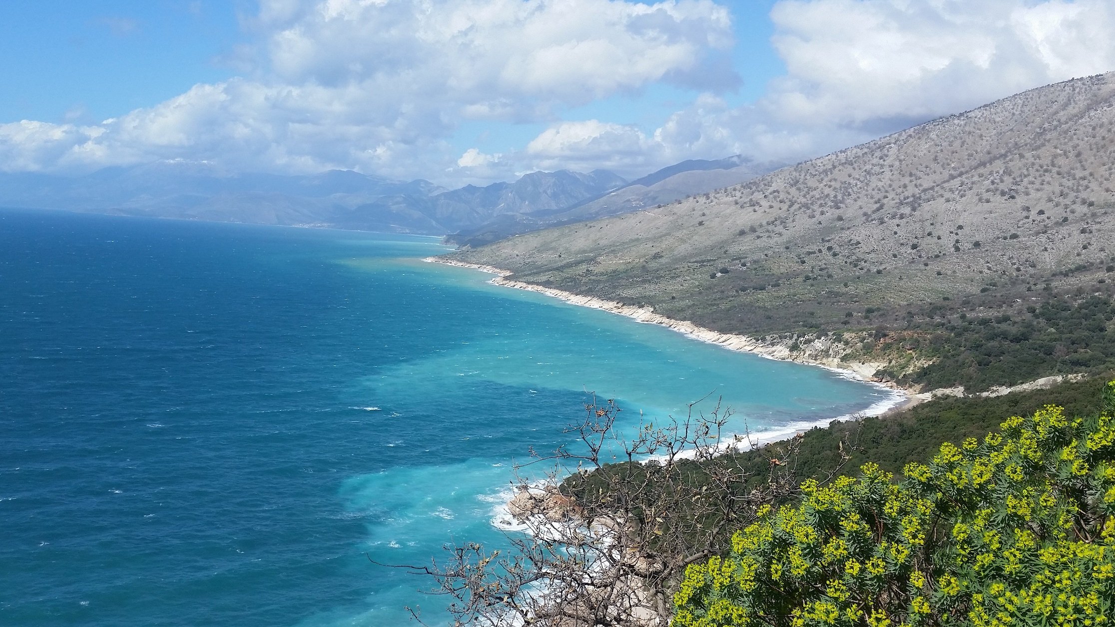 The stunning Albanian coast