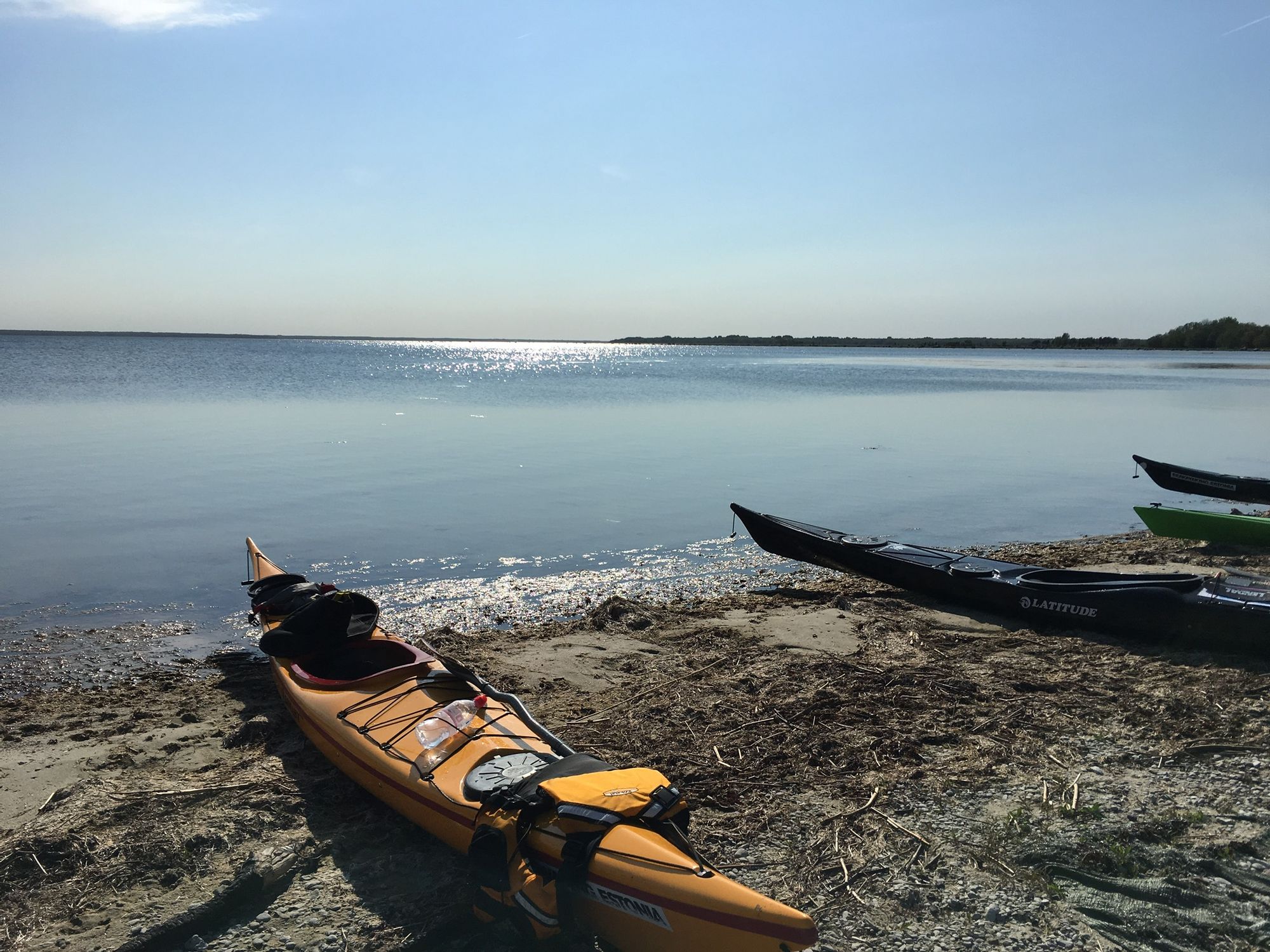 Kayaks-beach-Estonia
