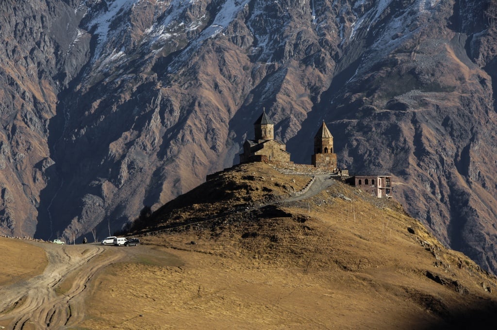 The Caucasus Mountains in Georgia.