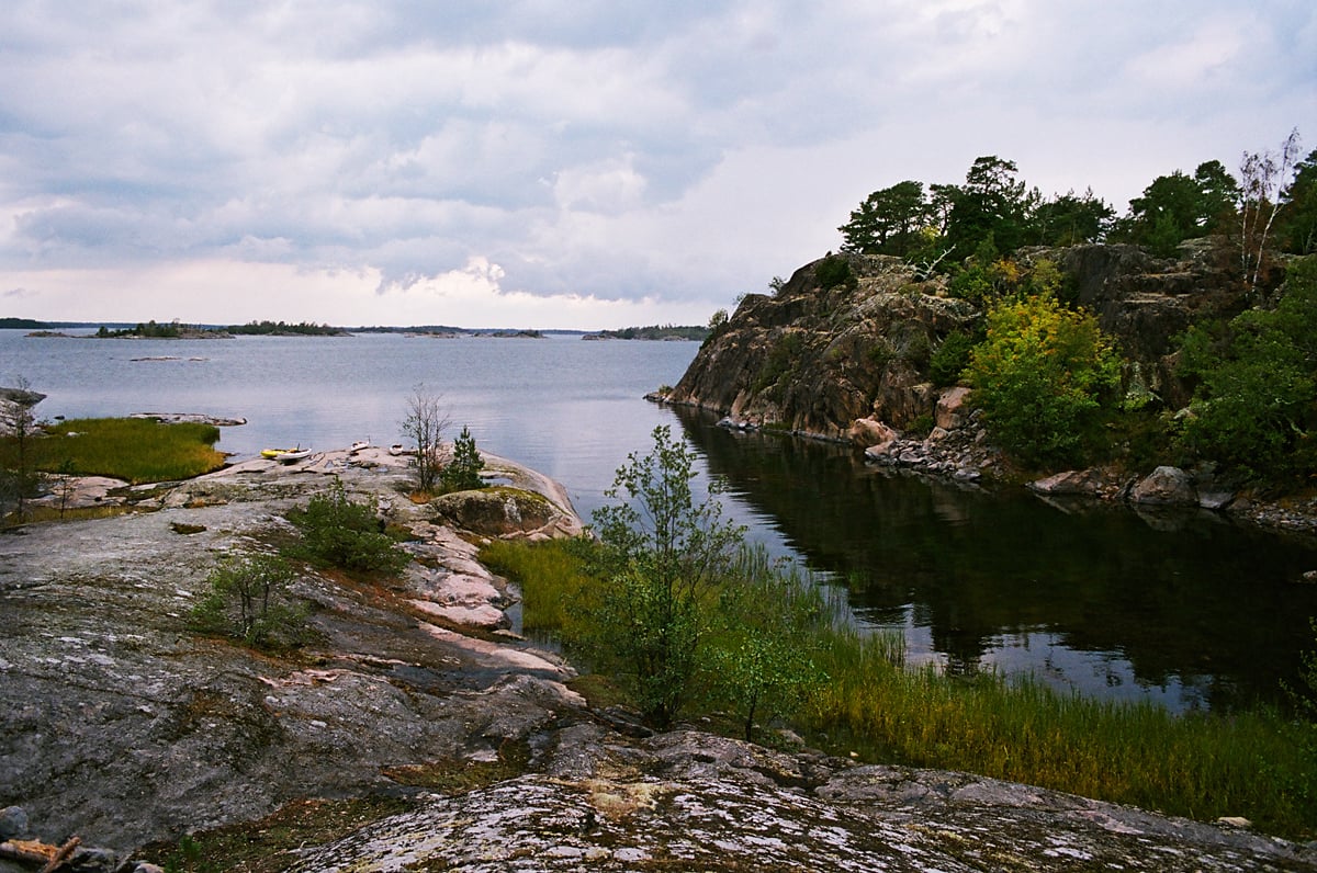 A quiet cove in the Sankt Anna Archipelago.