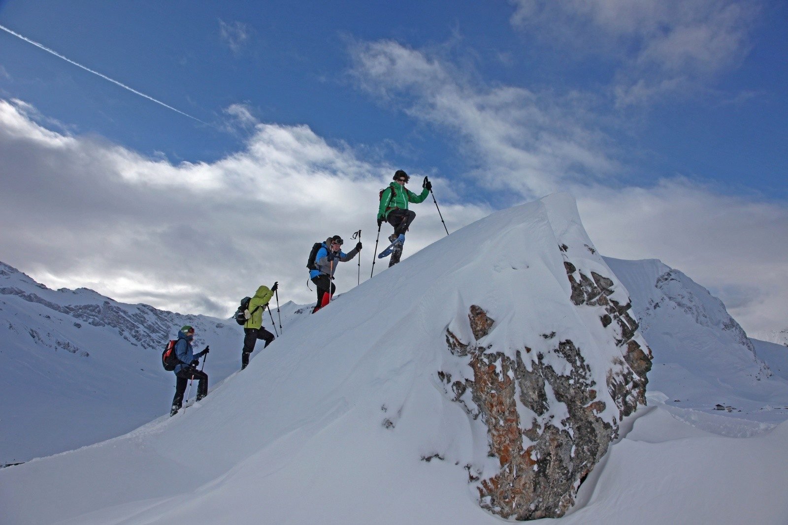 snow-shoeing-swiss-alps