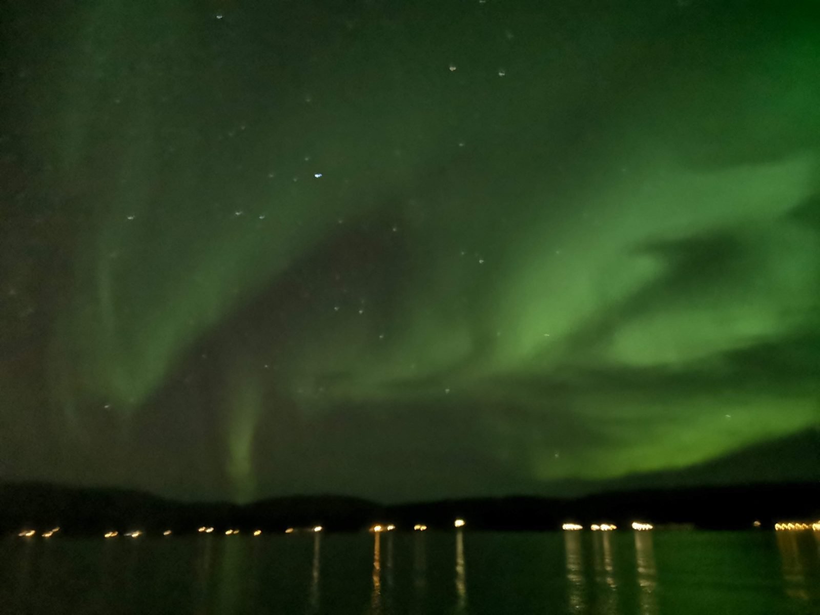 The northern lights in Tromso.