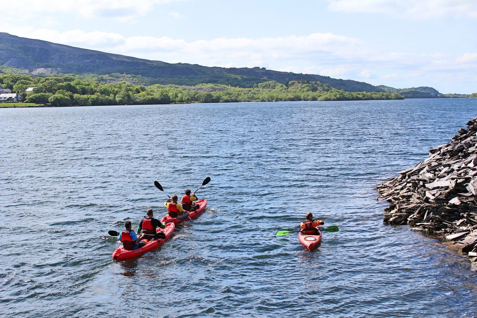 kayaking-Llyn-Padarn-snowdon-challenge