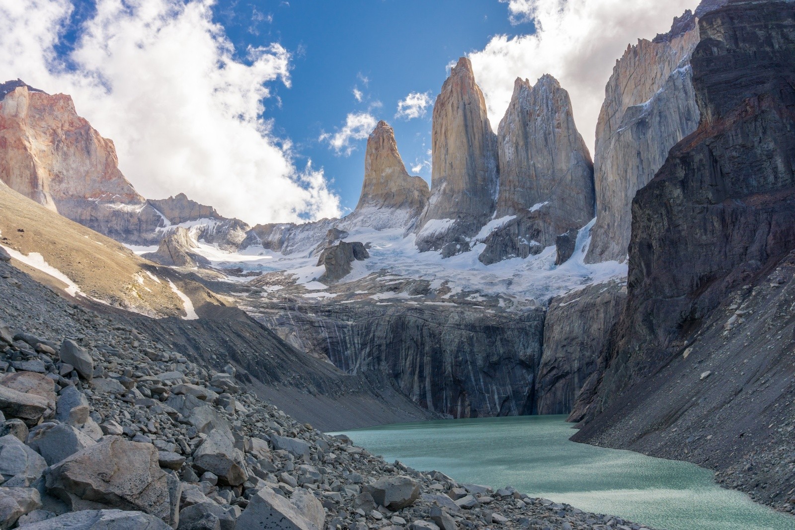 The Torres del Paine in Patagonia.