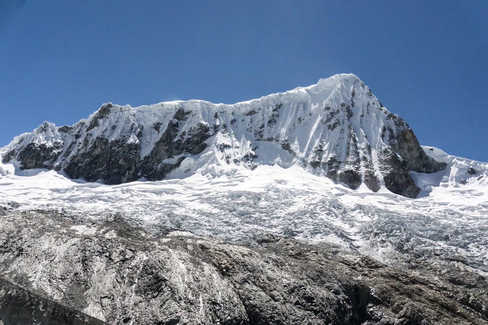 The summit of Mount Pisco, Peru.