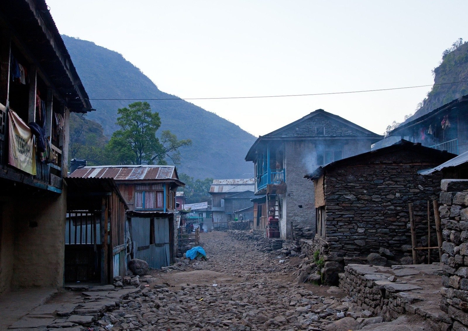 A small village in Nepal's Himalayas