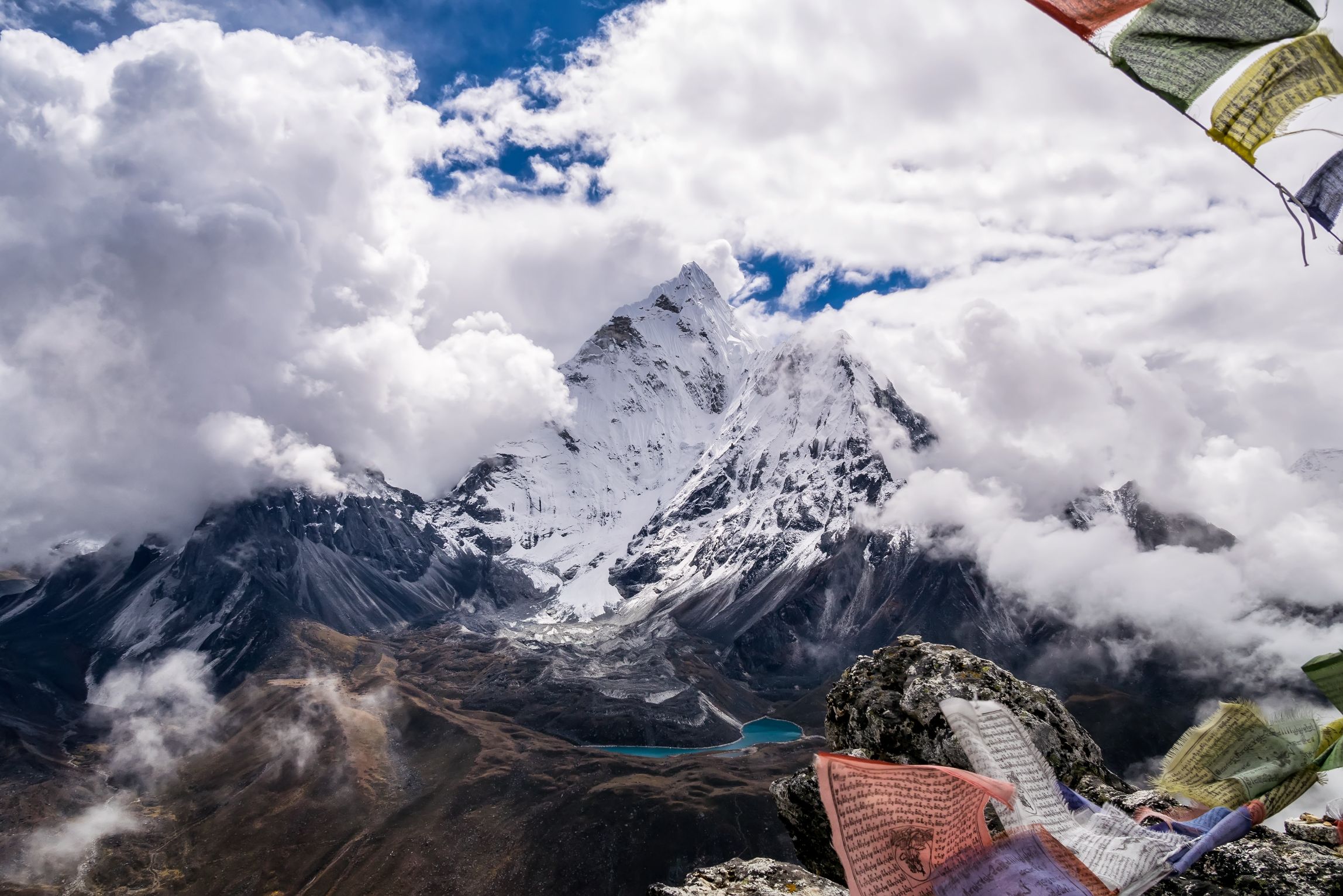 A view of Chukung Ri in Nepal 