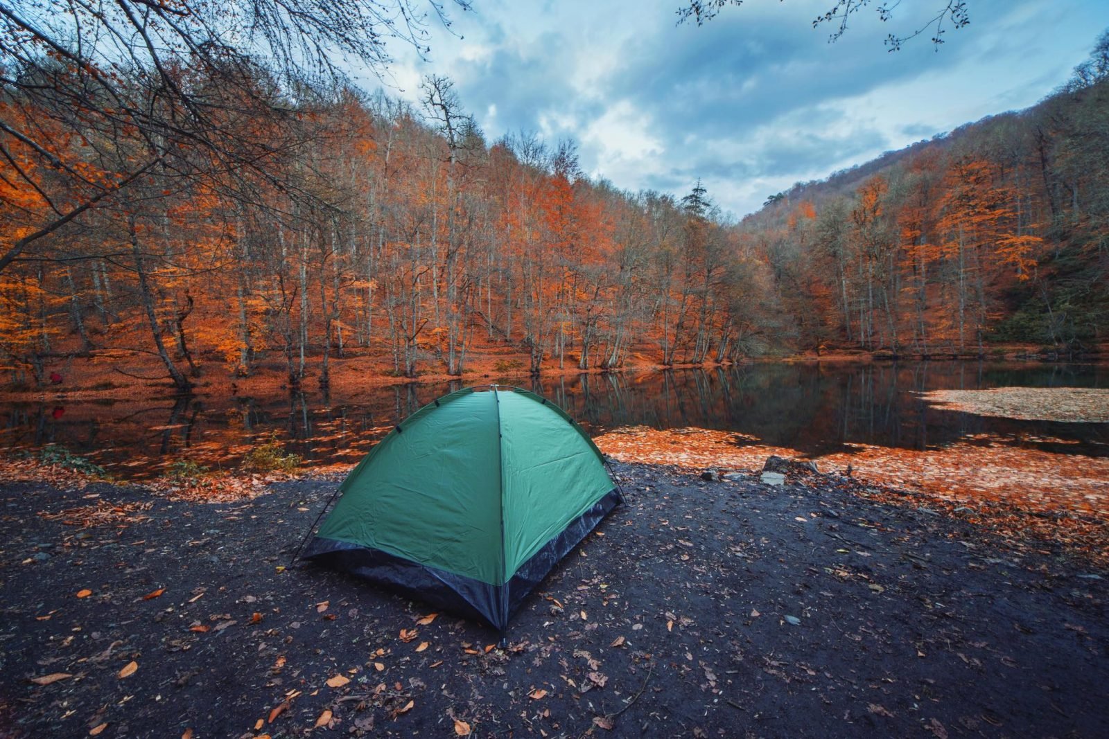 Wild camping in Scotland, where open land access camping is provided through Land Reform 2003