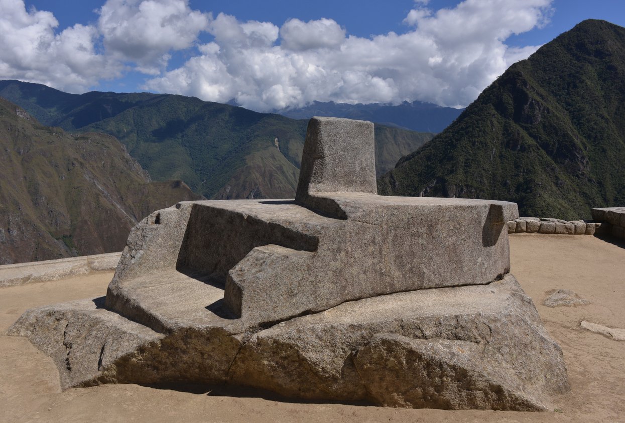 Intihuatana Stone at Machu Picchu