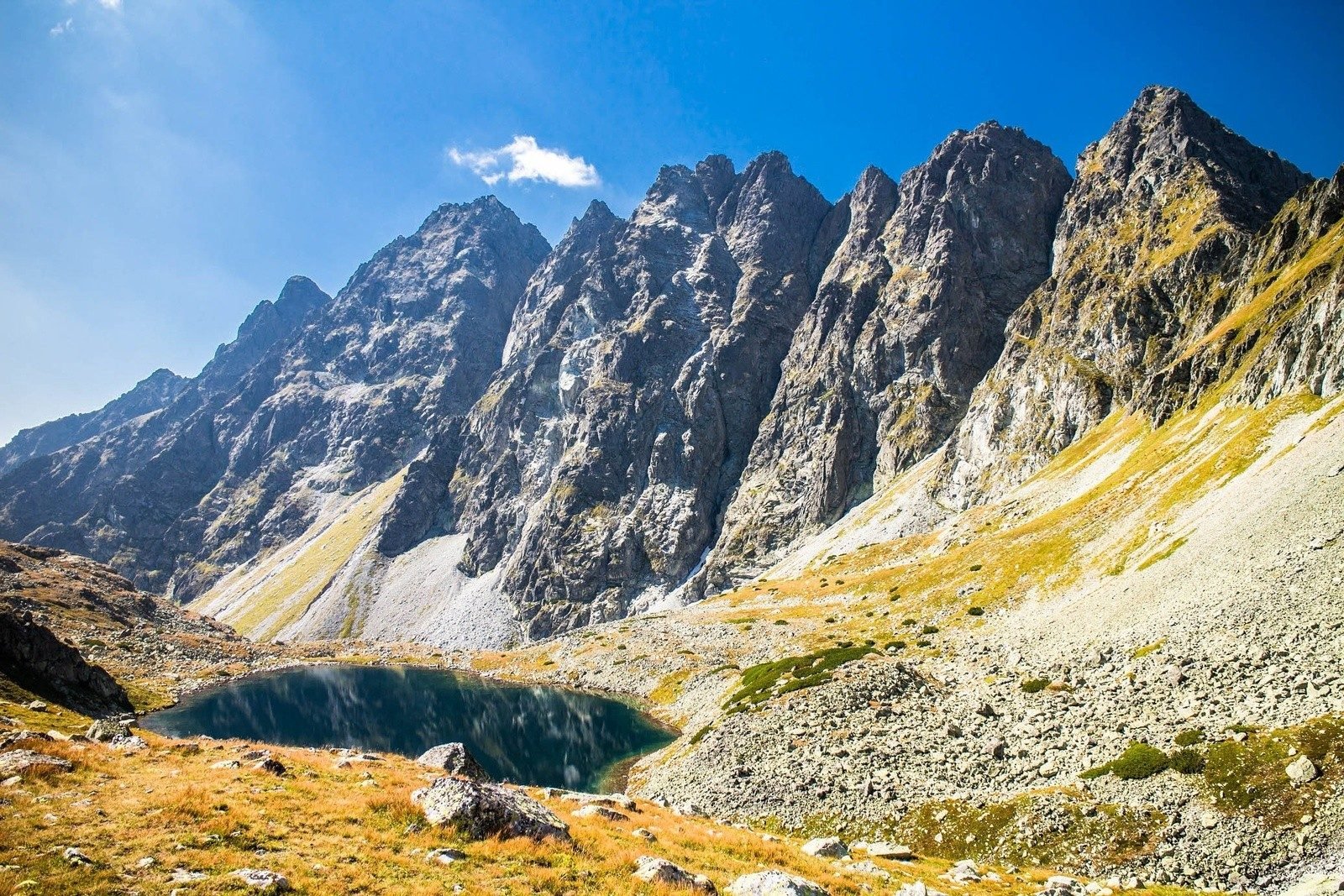 The Tatra Mountains can be found in Slovakia, and are the highest range in the whole of the Carpathians.