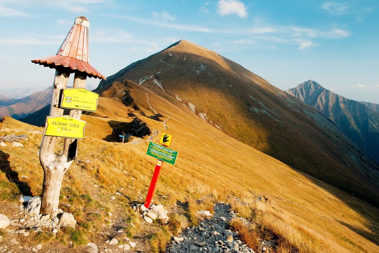 View across the Rohace Mountains in the Western Tatras