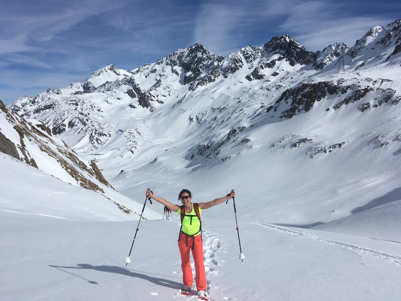 Snowshoeing in the Swiss Alps