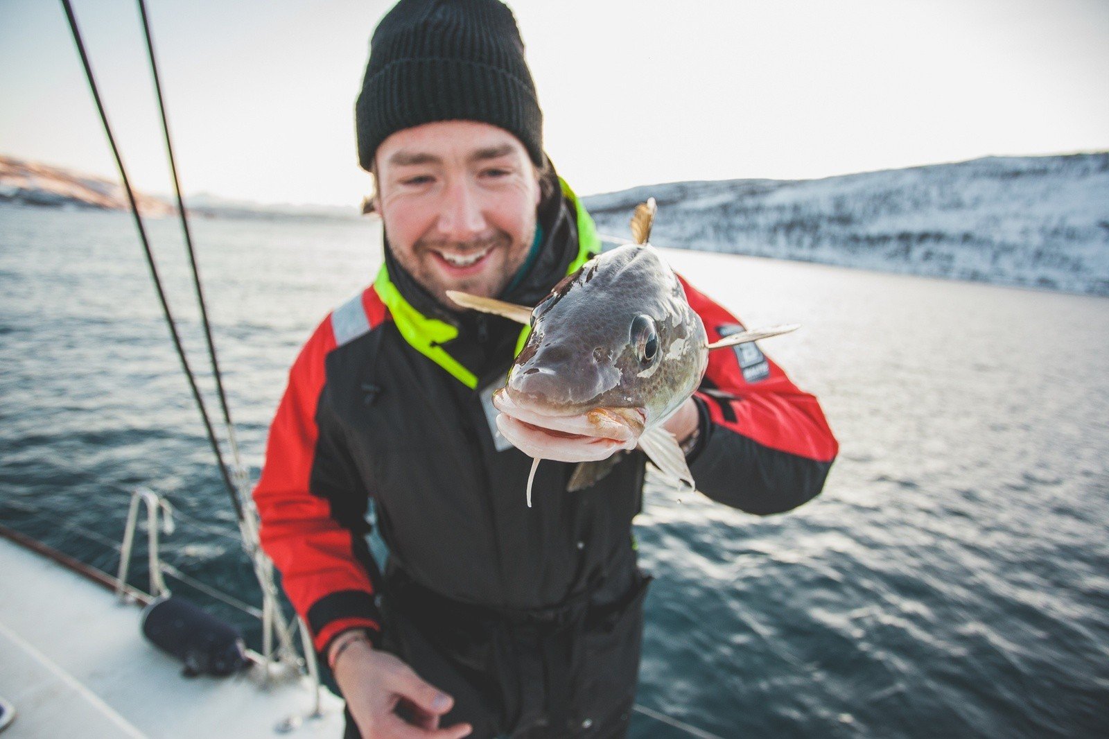 Fishing in the Norwegian fjords