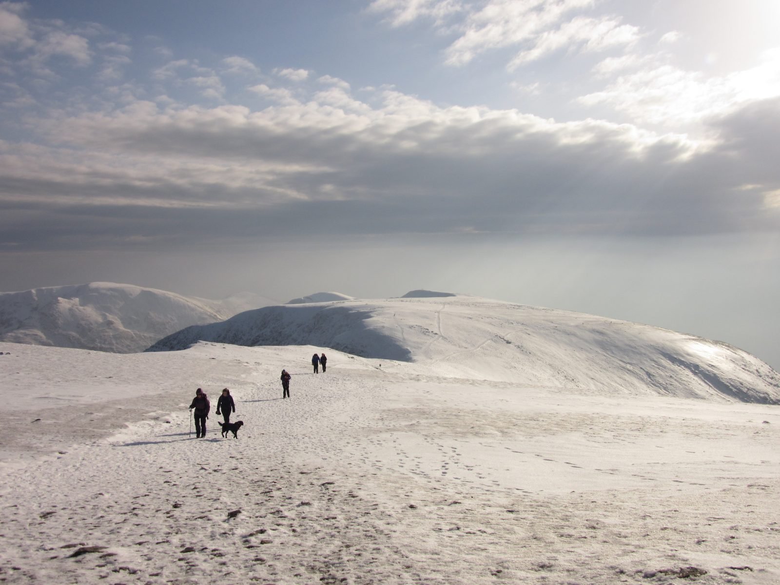 Helvellyn Ridge in Winter | Emily Woodhouse