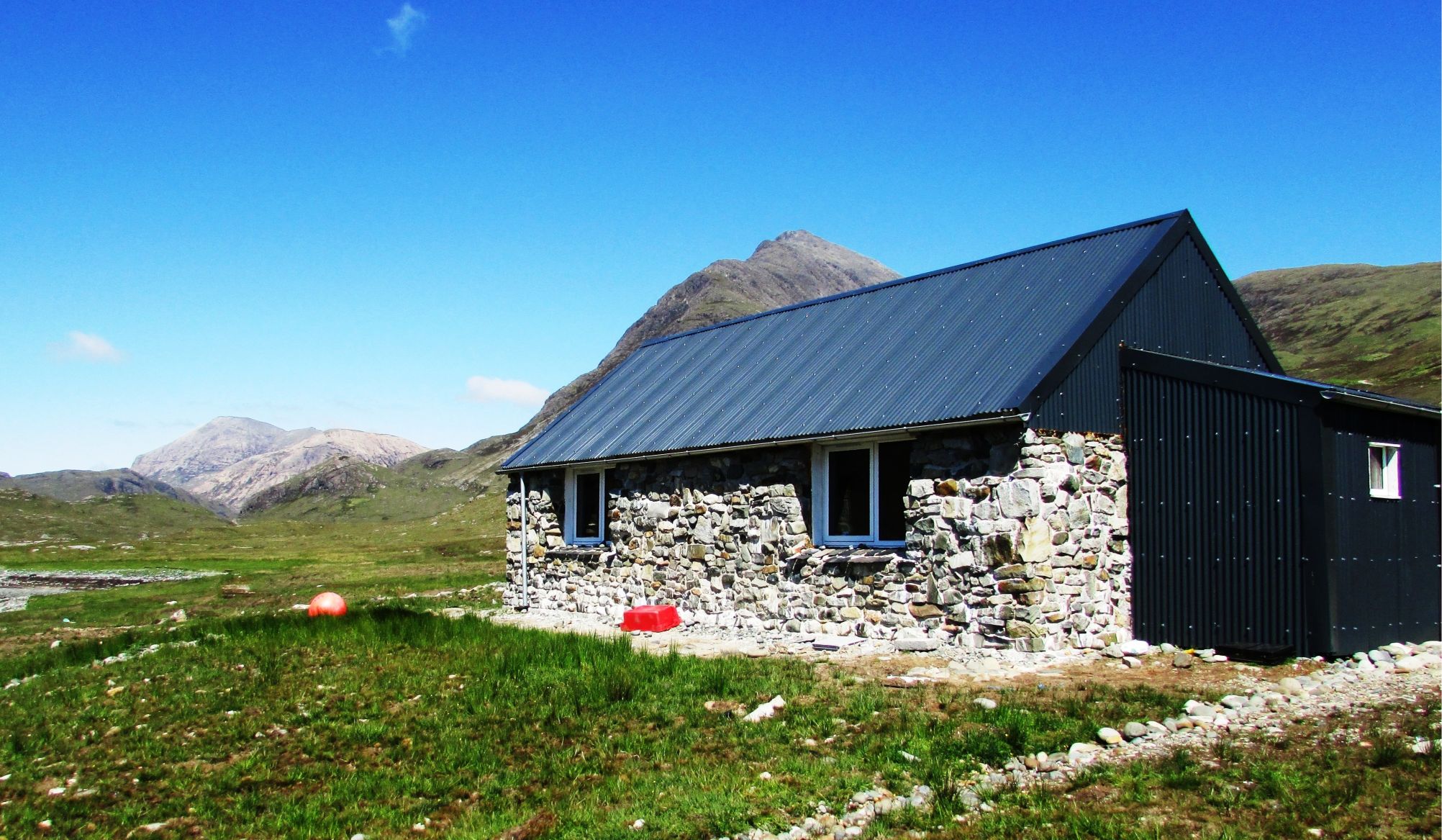 Camasunary bothy, a new opening on the Isle of Skye. 