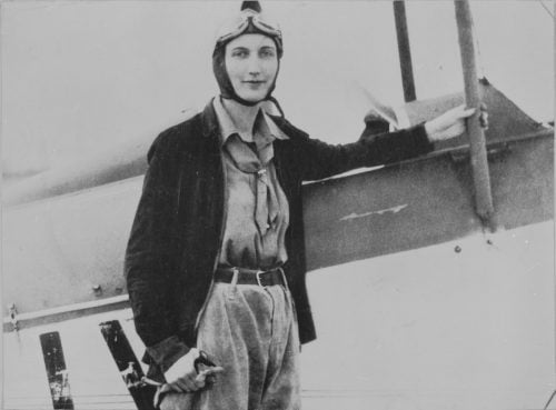 A photo of aviator Beryl Markham.
