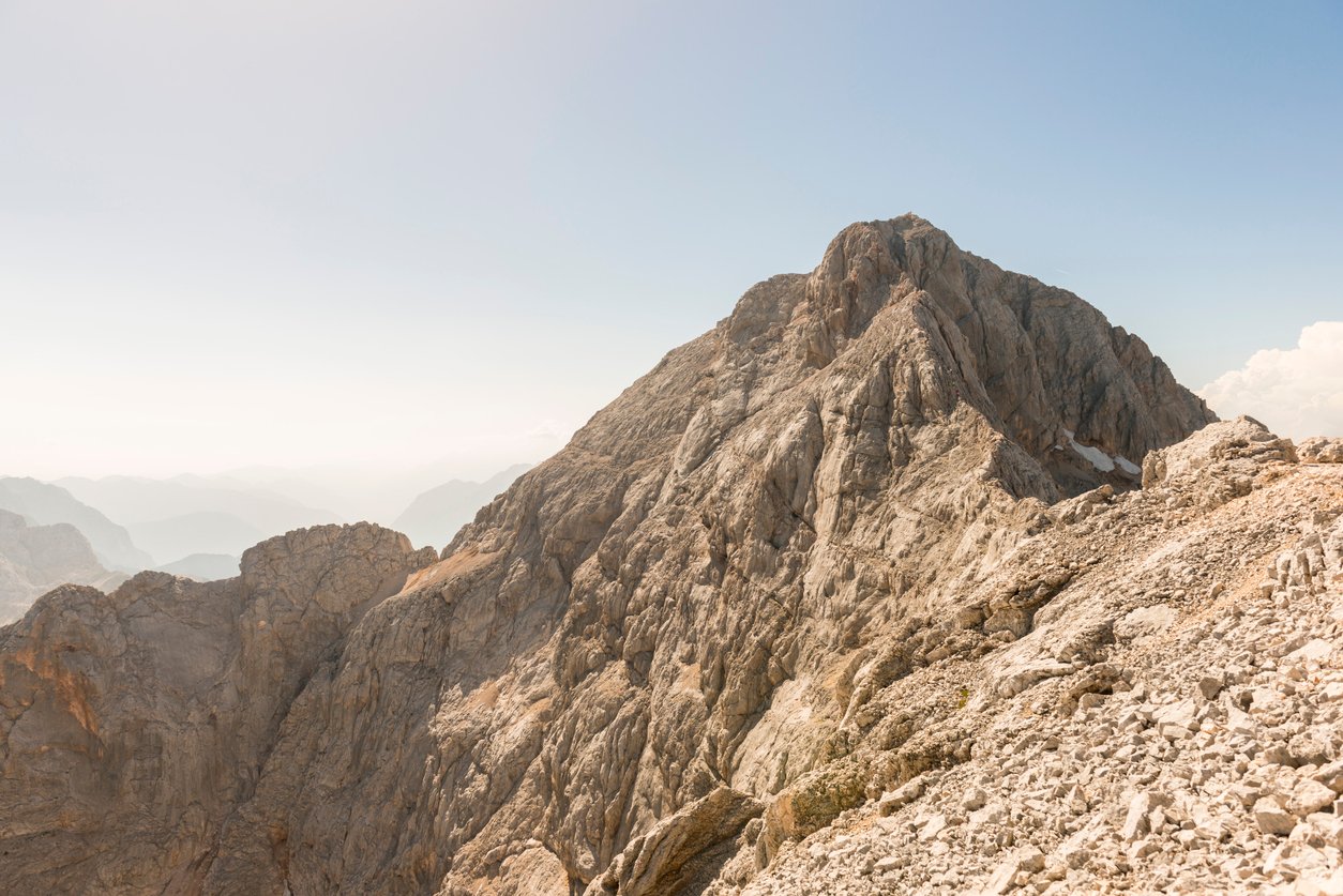 Triglav, highest mountain of the Julian Alps