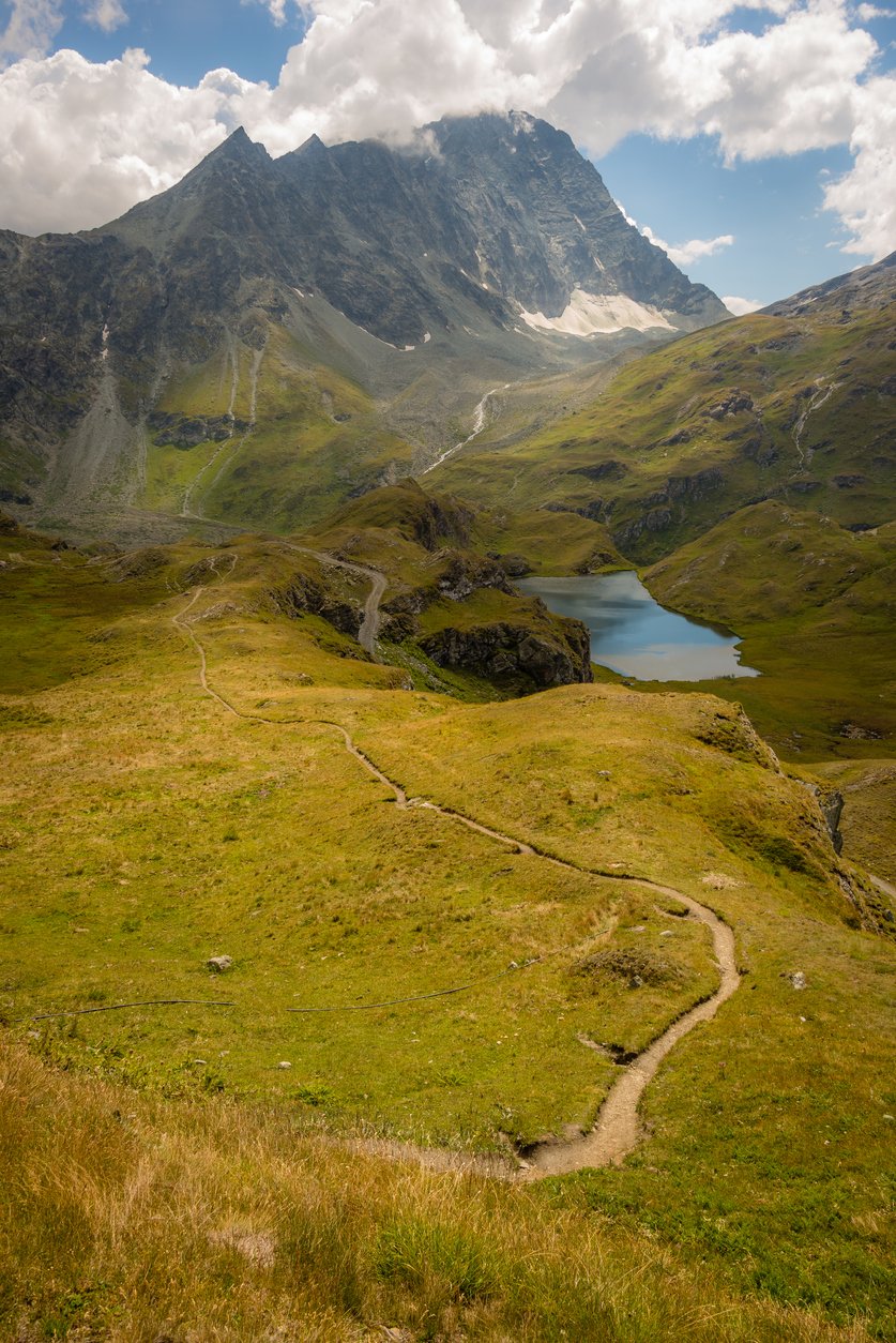 The walker's Haute Route in the Alps.