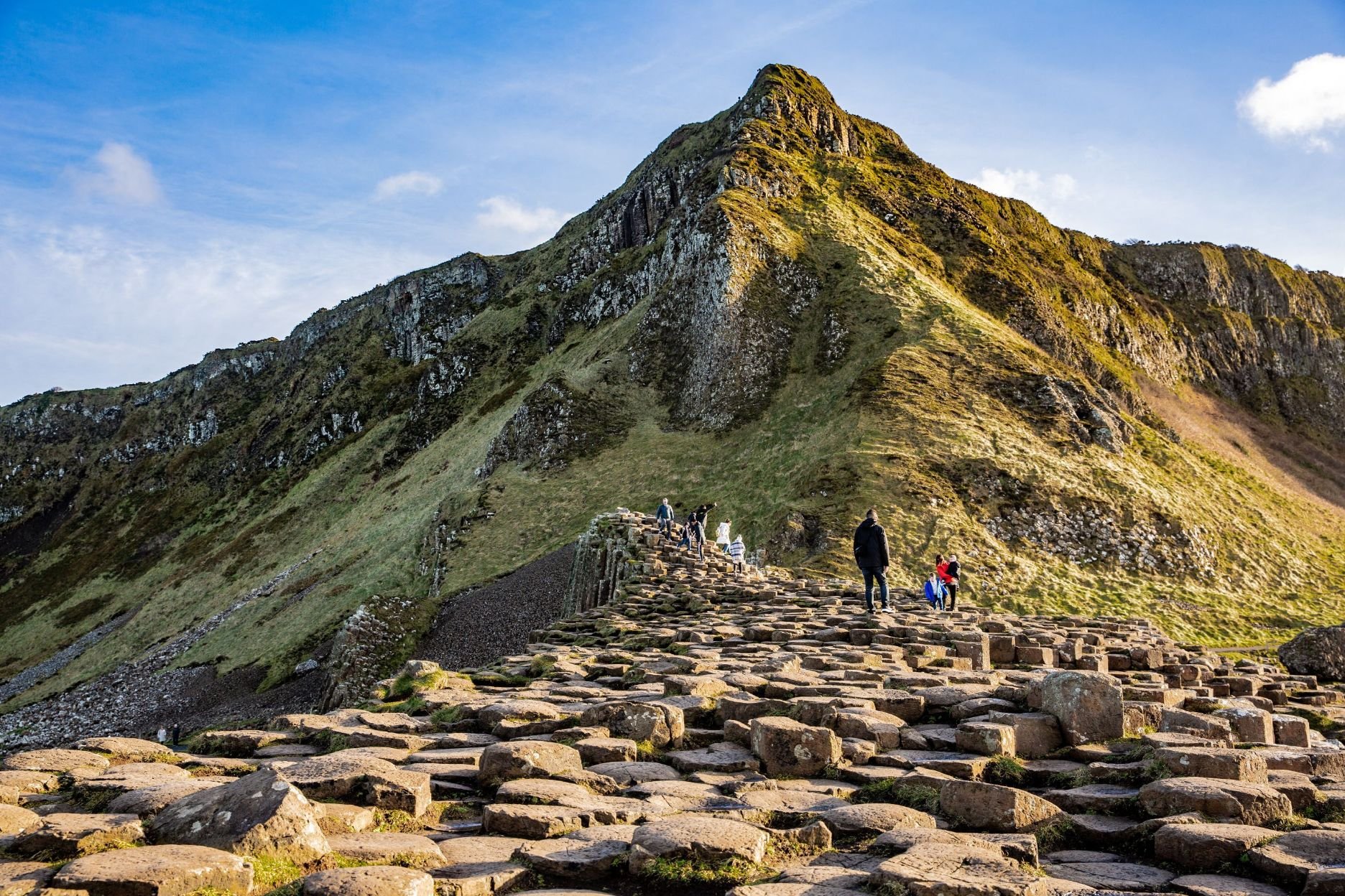 The stunning Giant’s Causeway on the coast of Northern Ireland