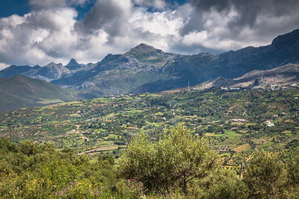 The Rif Mountains in Morocco