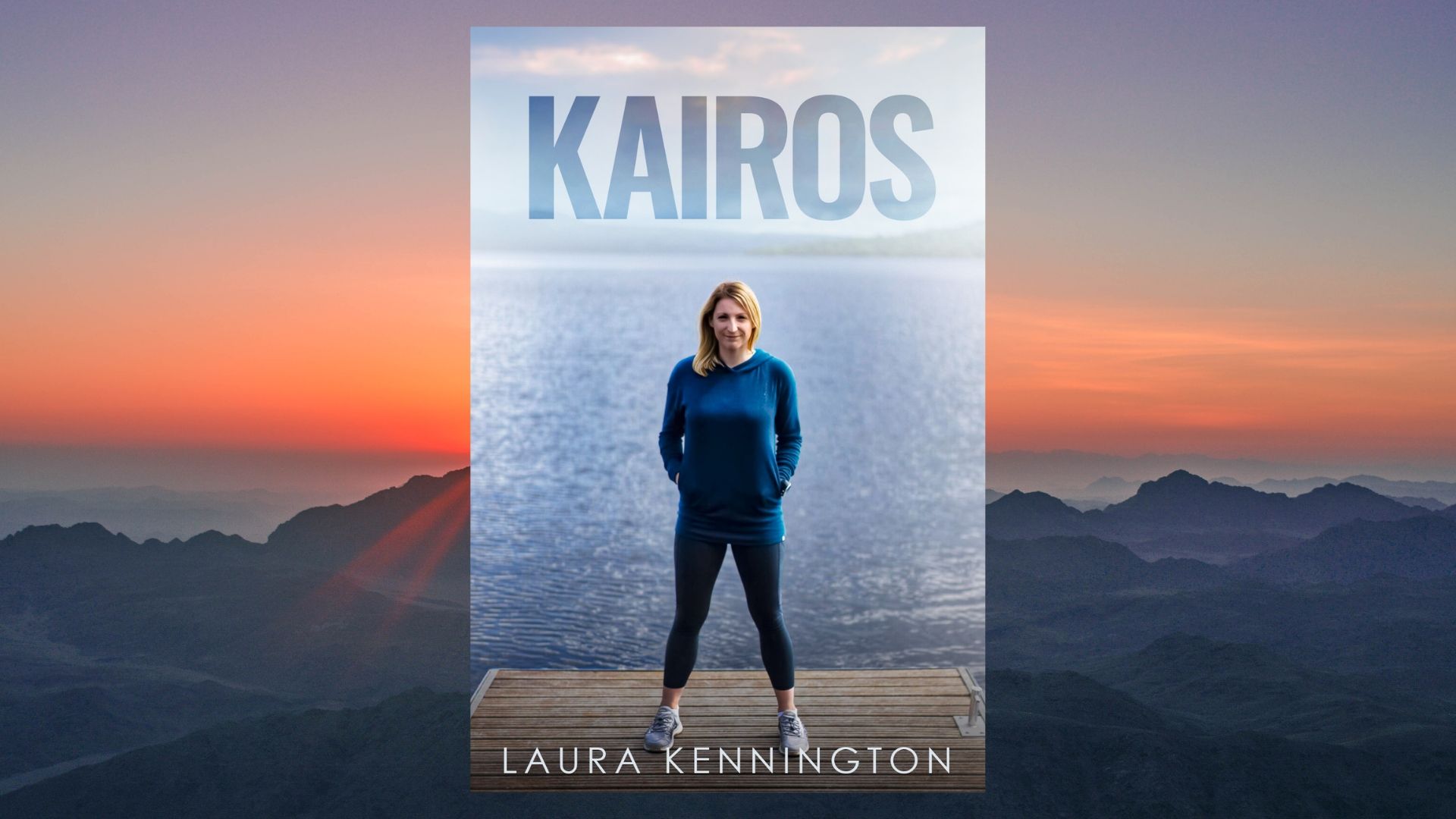 Book cover for Kairos, Laura Kennington’s completed book