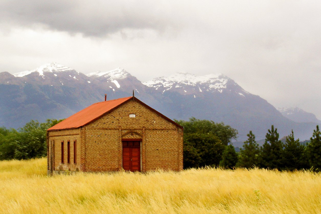 A chapel in the the Welsh Patagonian town of Trevelin