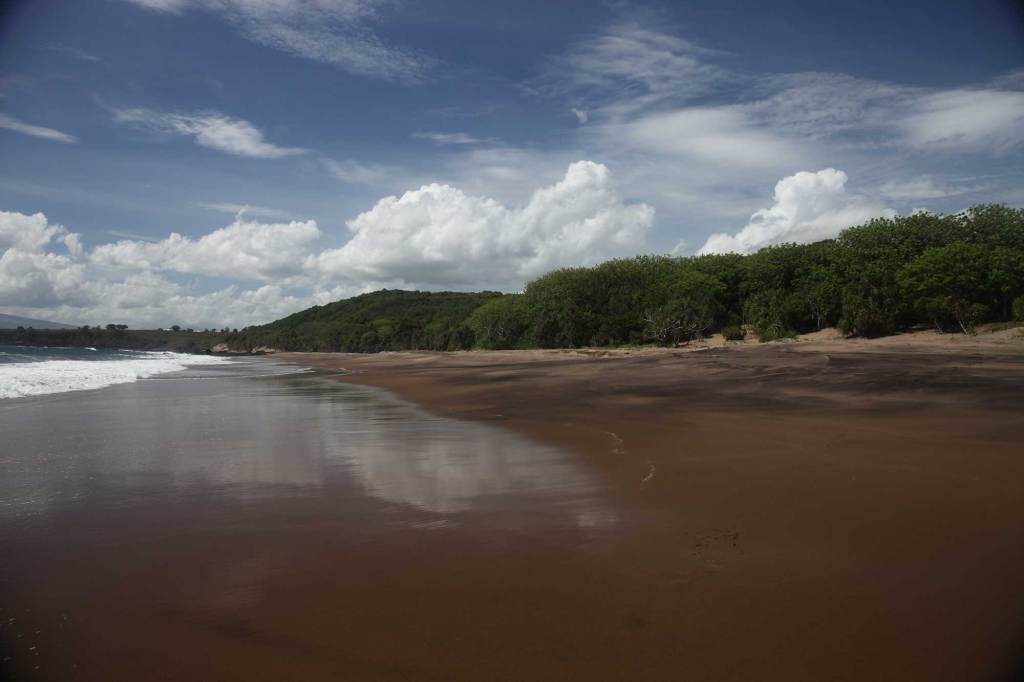 The beach at Pante Hera on Southern Flores island